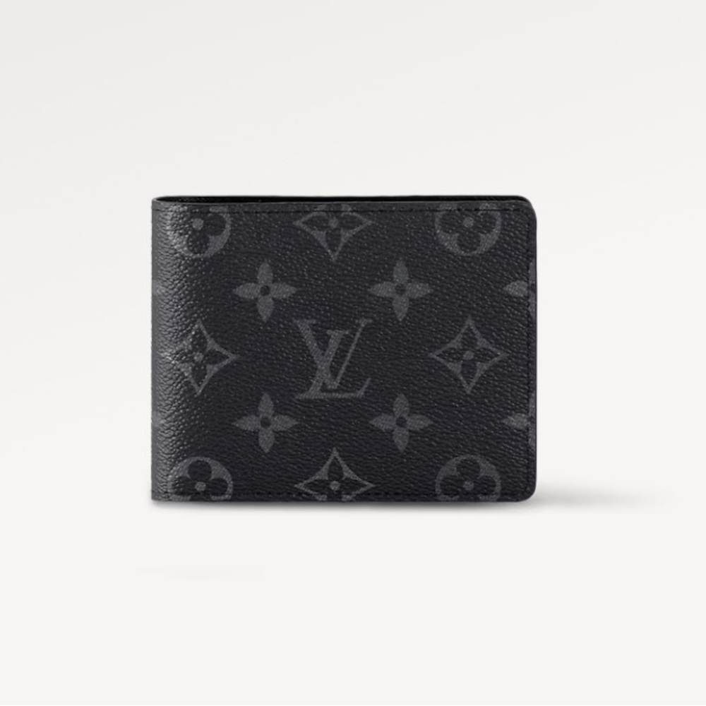 Louis Vitton Multiple Wallet Monogram Eclipse Canvsa - Picture 1 of 7